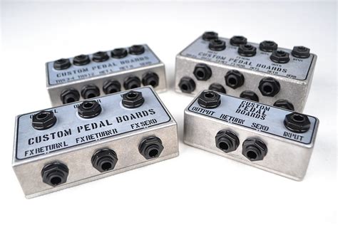 guitar pedal metal electrical junction box|pedal board patch box.